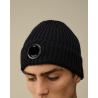 Шапка C.P. Company Extra Fine Merino Wool Lens Beanie Blue