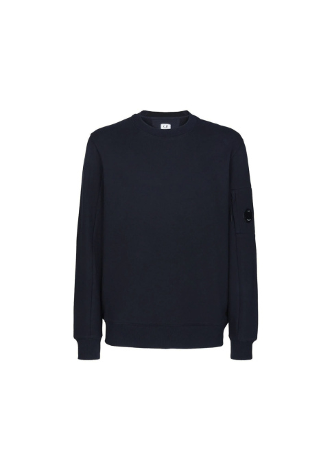 C.P. Company Crew Neck Lens Sweatshirt Blue