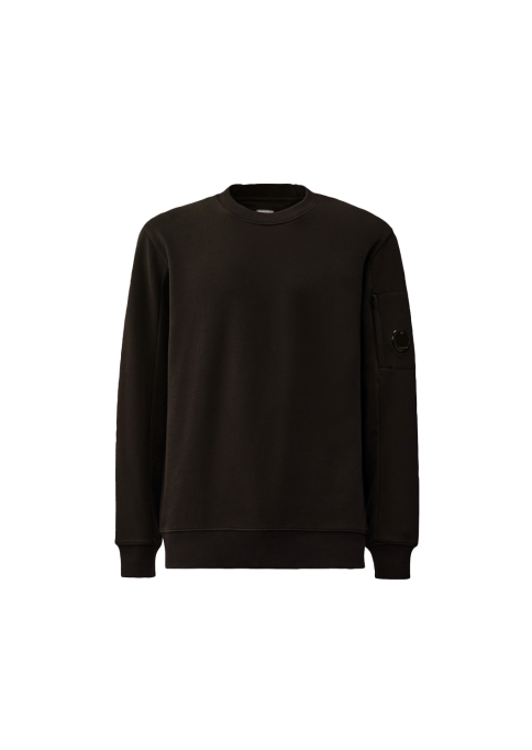 C.P. Company Diagonal Raised Fleece Crewneck Lens Sweatshirt