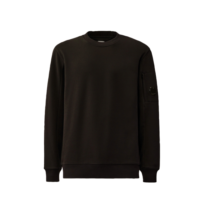 C.P. Company Diagonal Raised Fleece Crewneck Lens Sweatshirt