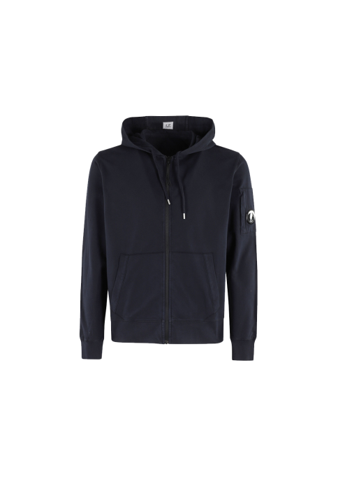 C.P. Company Light Fleece Full Zip Hooded 