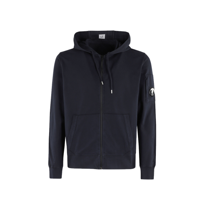 C.P. Company Light Fleece Full Zip Hooded 