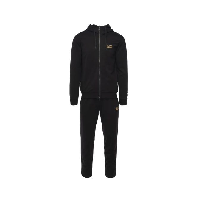 EA7 Emporio Armani Black Sports Set Tracksuit