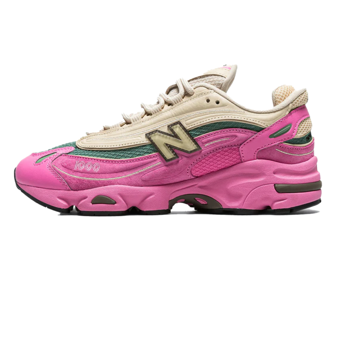 New Balance 1000 Tan Pink Green