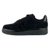 Жіночі кросівки Nike Air Force 1 Low '07 Triple Black Suede