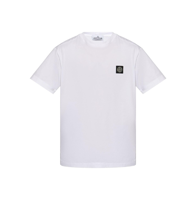 Stone Island White Crewneck T-shirt