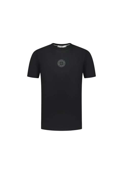 Stone Island Logo T-Shirt Black