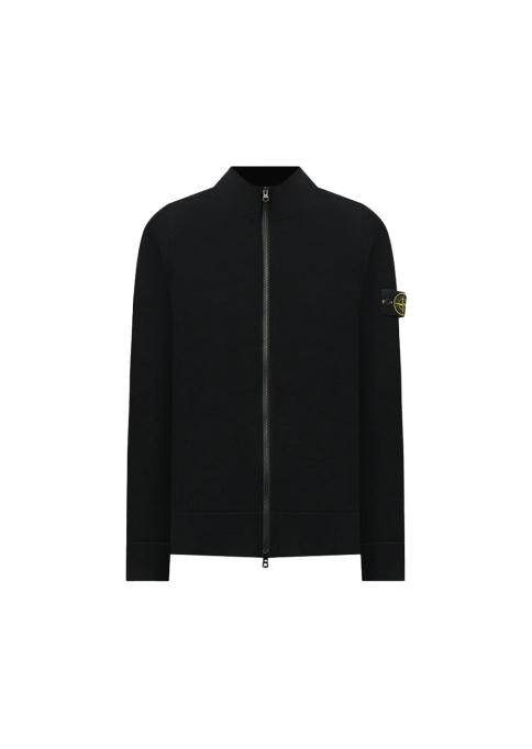 Stone Island Wool Sweatshirt With Zip