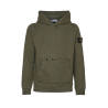 Чоловіче худі Stone Island Compass Patch Hoodie Olive Green