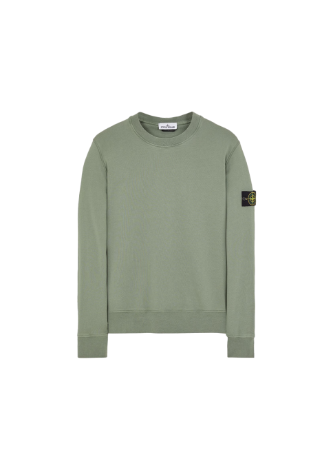 Stone Island Garment Dyed Crew Sweatshirt Musk