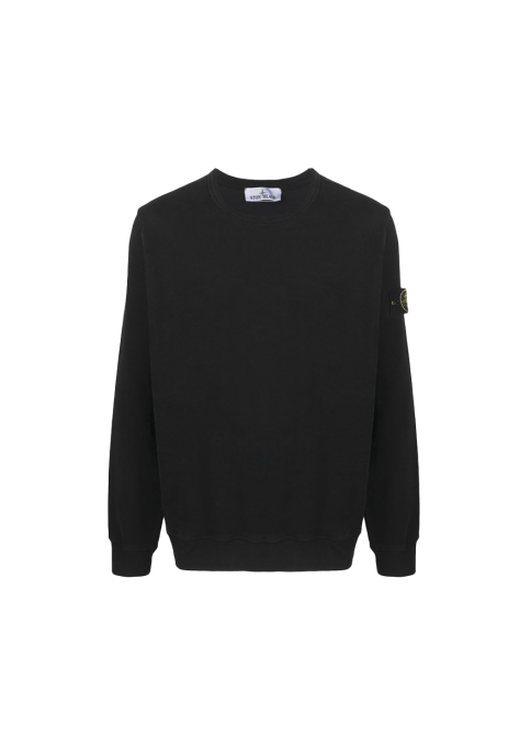 Stone Island Compass Badge Sweatshirt Black