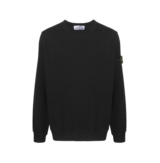 Stone Island Compass Badge Sweatshirt Black