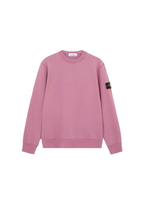 Stone Island Garment Dyed Crew Sweatshirt Rose