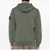 Чоловіче худі Stone Island Logo Patch Zip-Up Hoodie