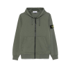 Чоловіче худі Stone Island Logo Patch Zip-Up Hoodie