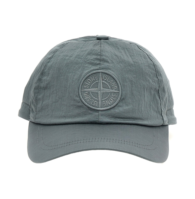 Stone Island Logo Cap Hats Gray