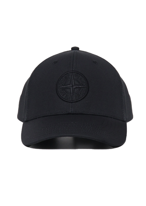 Stone Island Logo Cap Black