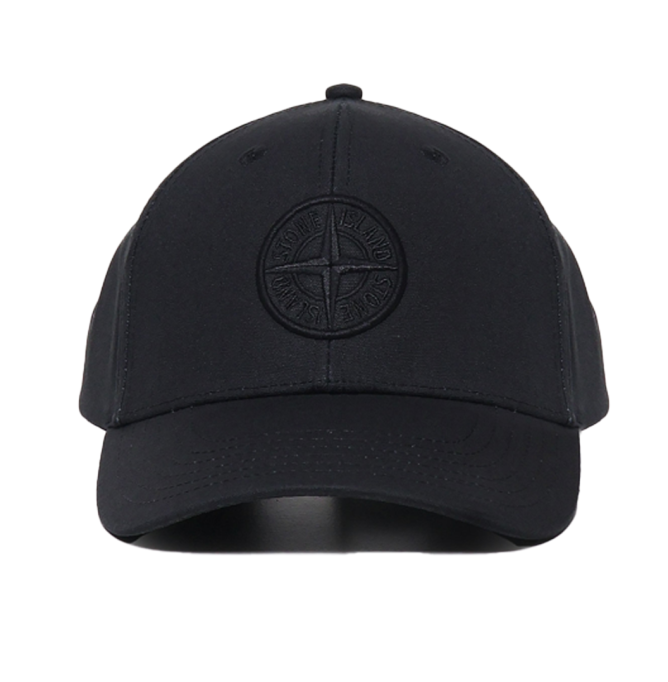 Stone Island Logo Cap Black