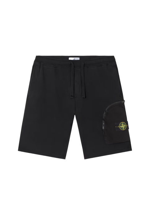 Stone Island Cargo Shorts With Ribbed Details