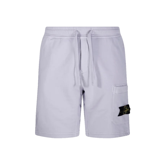 Stone Island Organic Cotton Fleece Shorts