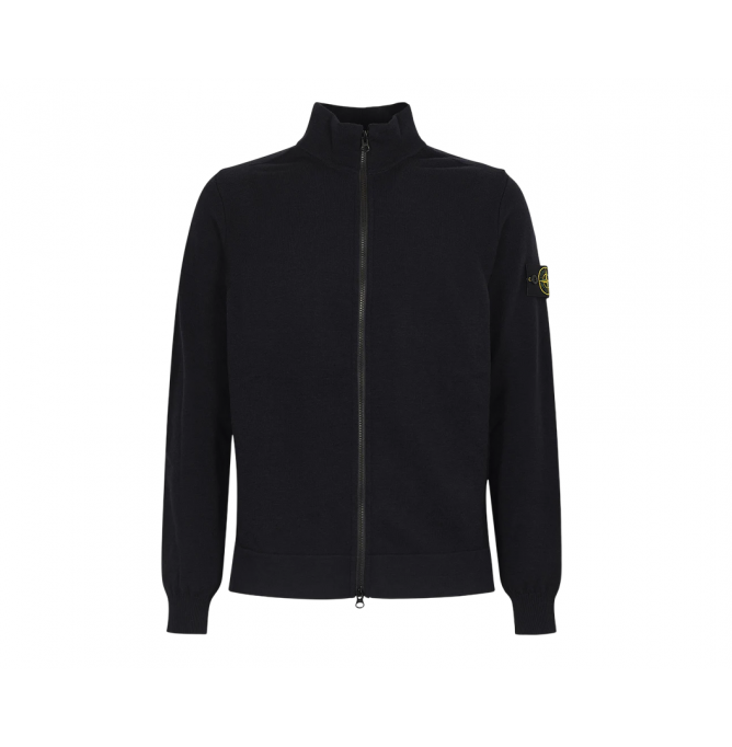 Stone Island Rws Wool Stretch Zip-Up Sweater