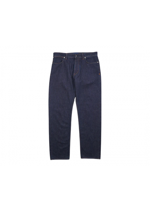 Stone Island Indigo Denim Rinsed Straight Jeans Dark Blue