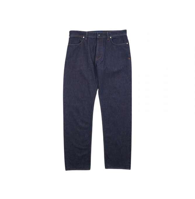 Stone Island Indigo Denim Rinsed Straight Jeans Dark Blue