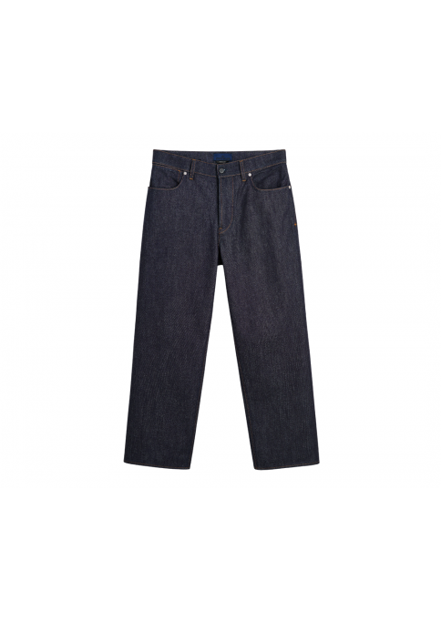 Stone Island Denim Research Loose Leg Jeans Raw Indigo