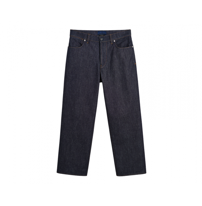 Stone Island Denim Research Loose Leg Jeans Raw Indigo