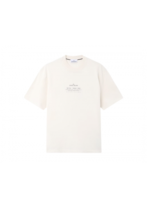 Stone island "Stone" printed t-shirt