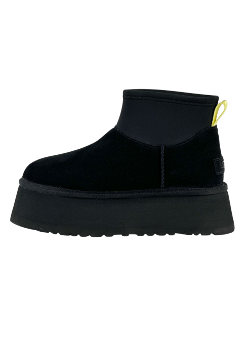 UGG Classic Mini Dipper Boot Black Yellow