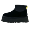 Жіночі черевики UGG Classic Mini Dipper Boot Black Yellow