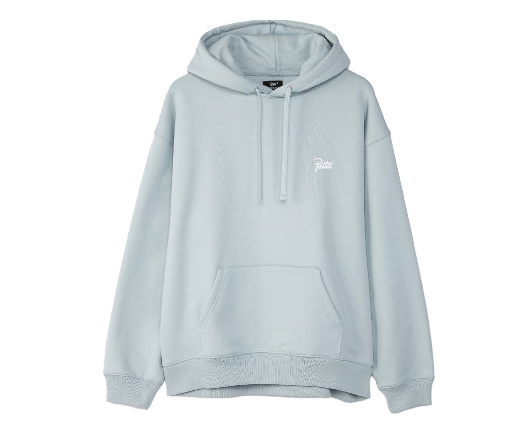 Чоловіча худі Patta Basic Hooded Sweater Light Blue