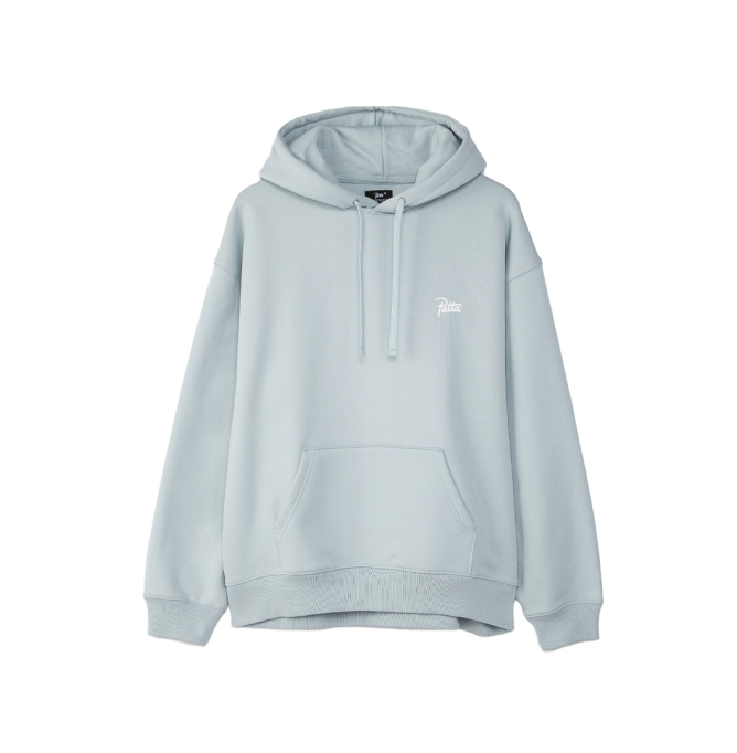 Patta Basic Hooded Sweater Light Blue