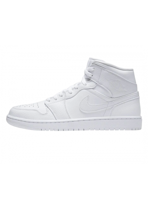 Кросівки чоловічі Jordan 1 Mid White (554724-130)