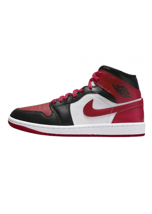 Кросівки жіночі Jordan 1 Mid Bred Toe (BQ6472-079)