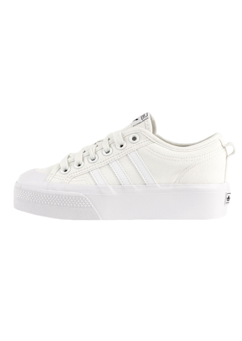 Adidas Nizza Platform Triple White