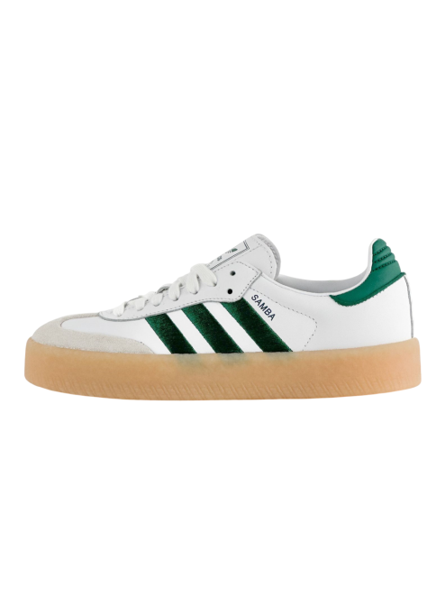 Adidas Sambae White Collegiate Green Gum