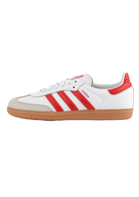 Adidas Samba OG White Solar Red Gum