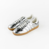 Жіночі кросівки Adidas Samba OG Silver Metallic Cracked Leather