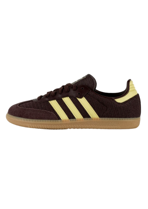 Adidas Samba OG Shadow Brown Powder Yellow