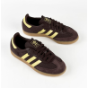 Жіночі кросівки Adidas Samba OG Shadow Brown Powder Yellow