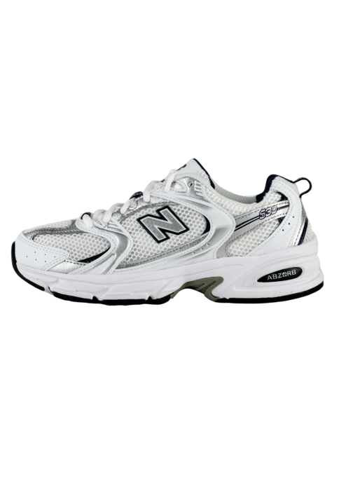 New Balance 530 White Silver Navy