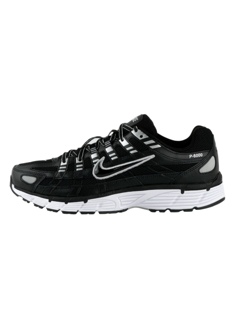 Nike P-6000 Black White Metallic Silver