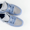 Жіночі кросівки Nike Air Jordan 1 Low Football Grey Aluminum