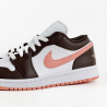 Жіночі крсоівки Nike Air Jordan 1 Low Brown Pink