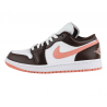 Жіночі крсоівки Nike Air Jordan 1 Low Brown Pink