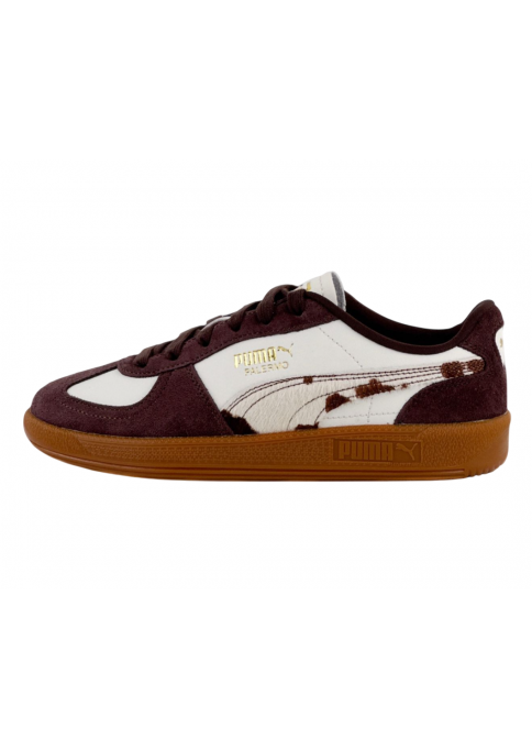 Puma Palermo Cow Print Chocolate Brown