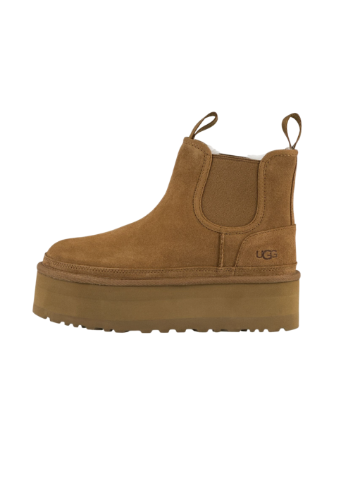 UGG Neumel Platform Chelsea Boot Chestnut