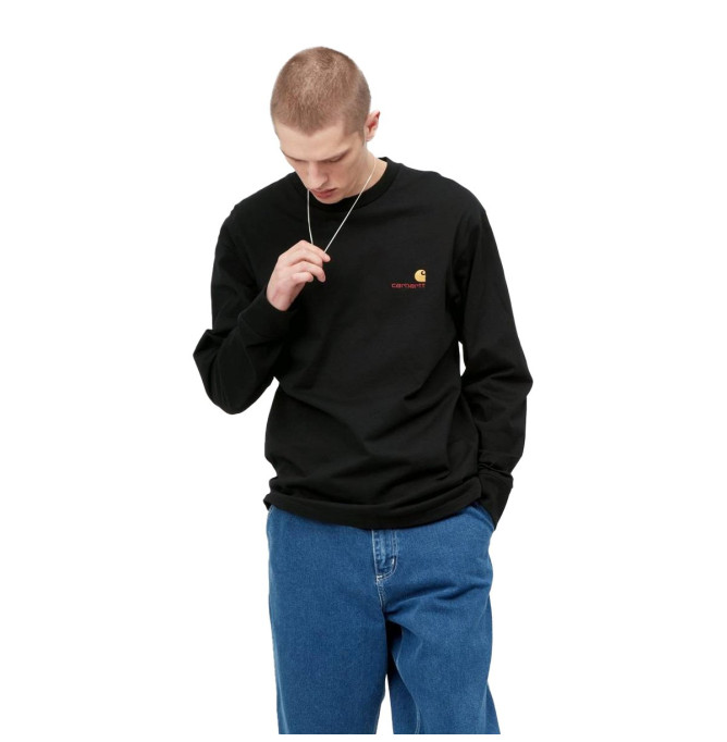 Carhartt WIP L/S American Script T-Shirt 